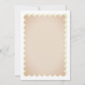 かわいいベビースワンズバラベビーシャワー 招待状 (裏面)