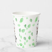 かわいいベビーゼブラトラベルジャングルサファリ離れツリー 紙コップ (右)