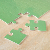 かわいいベビーゾウとピンクの花 ジグソーパズル (側面)