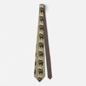 かわいいベビーゾウのチャイルドアート ネクタイ (正面)