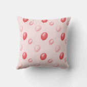 かわいいベビーゾウ子供部屋クッション（ピンク） クッション (裏面)