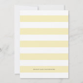 かわいいベビーゾウ少年まき赤ちゃんシャワー招待状 招待状 (裏面)