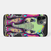 かわいいベビーゾウ座るデジタルイラストレーション Case-Mate iPhoneケース (裏面(横))