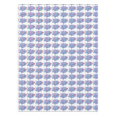 かわいいベビーゾウ漫画キッズ長方形 テーブルクロス (正面)