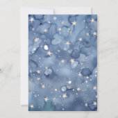 かわいいベビーゾウ赤ちゃんシャワー招待状 招待状 (裏面)