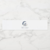 かわいいベビーゾウ赤ちゃんシャワー ペットボトルラベル (シングルラベル)