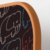 かわいいベビーゾウ ピックルボールラケット (左詳細)