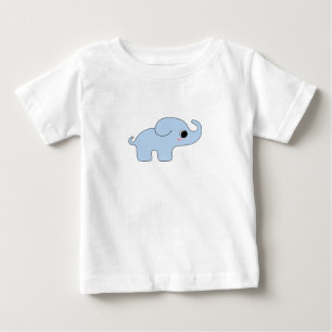 かわいいベビーゾウ ベビーTシャツ