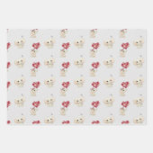 かわいいベビーゾウ ラッピングペーパーシート (正面)