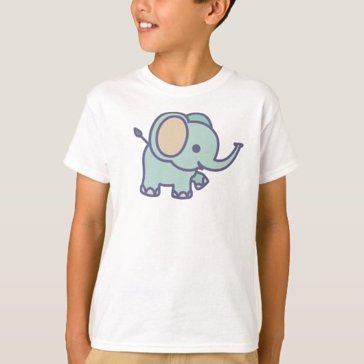 かわいいベビーゾウ Tシャツ (正面)