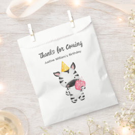 かわいいベビータイガーとギフト、ありがとうパーティー フェイバーバッグ