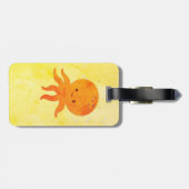 かわいいベビータコ漫画 ラゲッジタグ (裏面横)