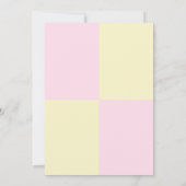 かわいいベビータートルシャワー招待状 招待状 (裏面)