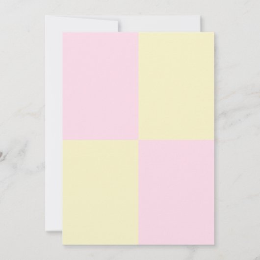 かわいいベビータートルシャワー招待状 招待状 (裏面)