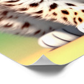 かわいいベビーチエ子供へタ | 2:3ポスター ポスター (角)