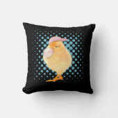 かわいいベビーチックピンクバブルガム クッション (正面)