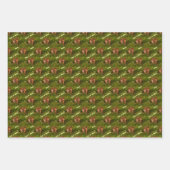 かわいいベビーチップムンクス動物パーソナライズされた芸術 ラッピングペーパーシート (正面3)