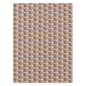 かわいいベビーテディベアーズジェンダーリビール長方形 テーブルクロス (正面)