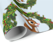 かわいいベビーディアクリスマス ラッピングペーパー (ロールコーナー)