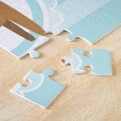 かわいいベビーディアブルー ジグソーパズル (側面)