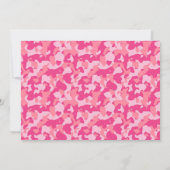 かわいいベビーディアベビーシャワー招待状 招待状 (裏面)