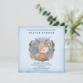 かわいいベビーディアベビーシャワー 招待状 (スタンド正面)