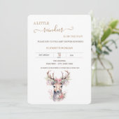 かわいいベビーディアホリーベリーベビーシャワー 招待状 (スタンド正面)