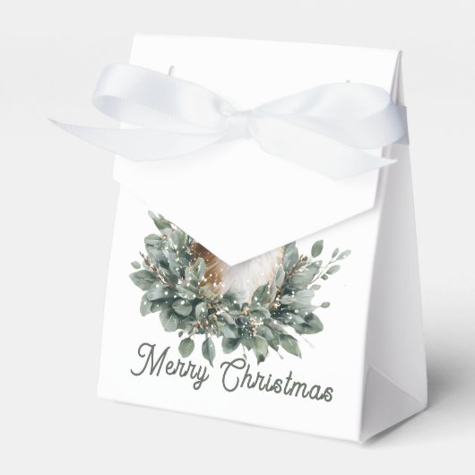 かわいいベビーディアメリークリスマス – 水の色の子鹿 フェイバーボックス (正面サイド)