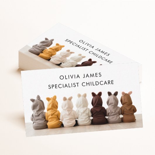 かわいいベビーデイケア子供部屋ナニーベビーシッター 名刺