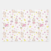 かわいいベビーデザイン ラッピングペーパーシート (正面2)