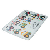 かわいいベビートラクター・イン・ザ・ファーム バスマット (アングル)