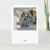 かわいいベビートラ カード (裏面)