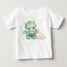 かわいいベビードラゴンとウサギの子供服