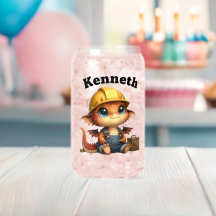 かわいいベビードラゴンの懸命帽子遊とツール