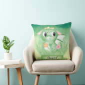 かわいいベビードラゴンウォーターカラークッション クッション (椅子)