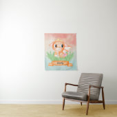 かわいいベビードラゴンウォーターカラータペストリー タペストリー (インサイチュ)