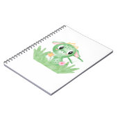 かわいいベビードラゴンウォーター色 ノートブック (左側)