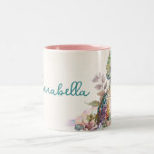 かわいいベビードラゴンエッグ ツートーンマグカップ (中央)