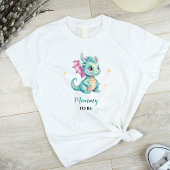 かわいいベビードラゴンママになる Tシャツ