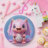 かわいいベビードラゴン紙プレート ペーパープレート (パーティー)