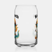 かわいいベビードラゴンinワークショップ ガラス缶 (左)