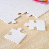 かわいいベビードルフィンとバレンタインハート ジグソーパズル (側面)