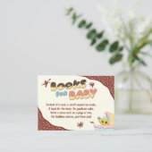 かわいいベビードーナツ漫画ベビーシャワーブックベビー エンクロージャーカード (スタンド正面)