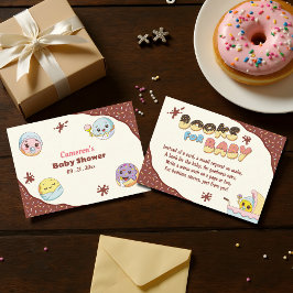 かわいいベビードーナツ漫画ベビーシャワーブックベビー エンクロージャーカード