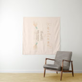 かわいいベビードーブ ベビーシャワータペストリー タペストリー (インサイチュ(横))