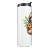 かわいいベビーナマケモノとパンケーキw タンブラー (回転左)