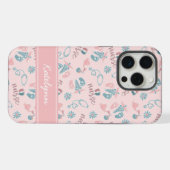 かわいいベビーナースのスマホケース|名前のカスタマイズ iPhoneケース (裏面横)