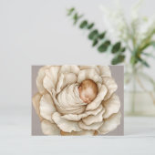 かわいいベビーニュートラル葉書 ポストカード (スタンド正面)