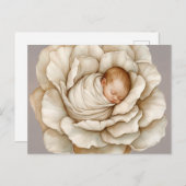 かわいいベビーニュートラル葉書 ポストカード (正面/裏面)