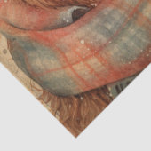 かわいいベビーハイランドカウウィンタークリスマス 薄葉紙 (詳細)